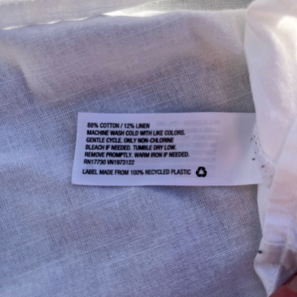 Universal Thread White Cropped Button Down Xxl - image 4